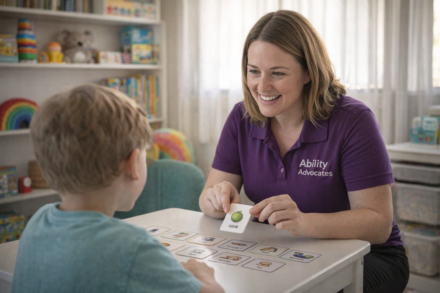 Ability Advocates allied health team in modern therapy session