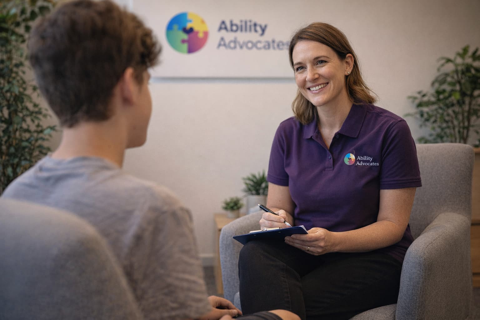 Ability Advocates psychologist in therapy session